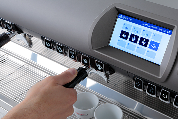 Aurelia Wave UX. How lines and shapes make the shop unique - Nuova Simonelli